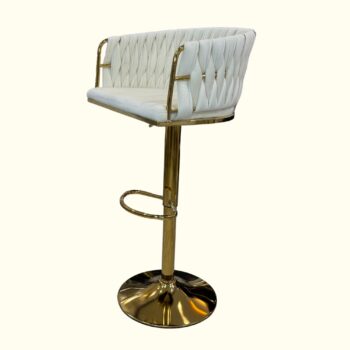 Banco de Barra Beige Tejido Grande