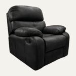 Sillón Reclinable Individual Negro Tipo Reposet Cómodo
