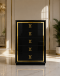 Cajonera Luxury Alto Brillo Estilo LV