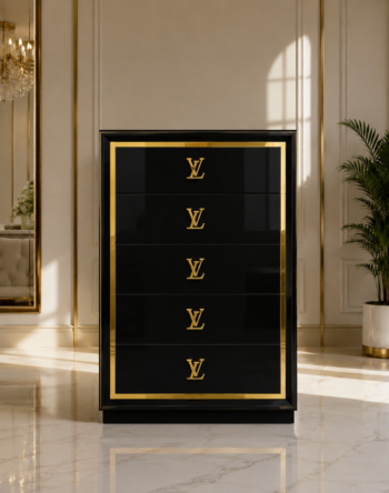Cajonera Luxury Alto Brillo Estilo LV