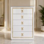 Cajonera Luxury Alto Brillo Estilo LV