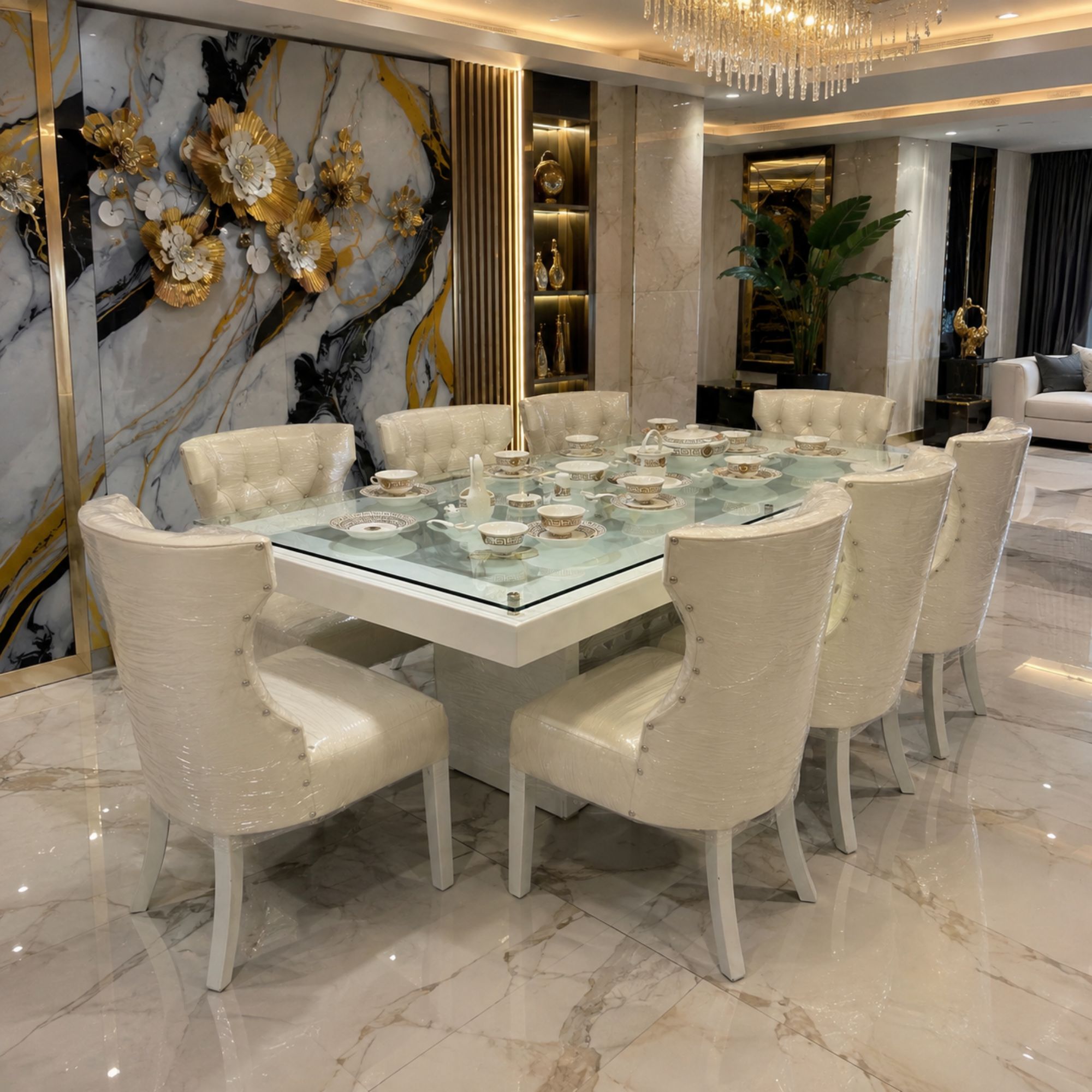 Comedor Cristal Flotante