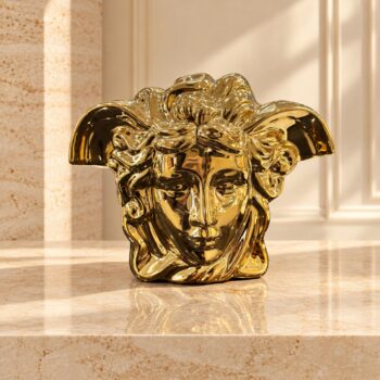 Florero Dorado Medusa