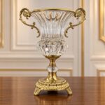 Jarrón Imperial de Cristal Checo