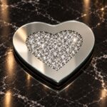 Portavasos de Corazón Diamante (Set de 6 Piezas)